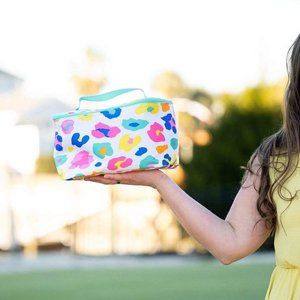 Fun Leopard Cosmetic Bag